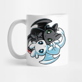 Toothless and Light Fury - How to train your dragon Mug